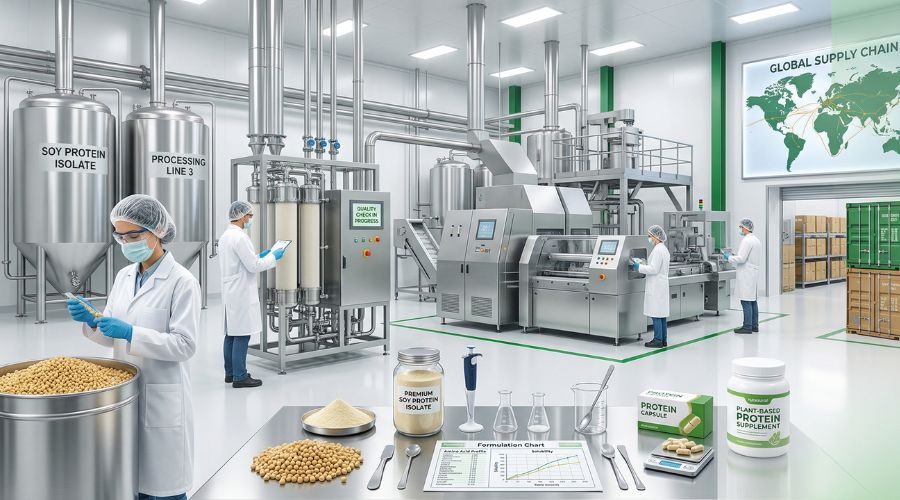 Read more about the article How to Choose Reliable Soy Protein Manufacturers for Pharma & Nutraceutical Use