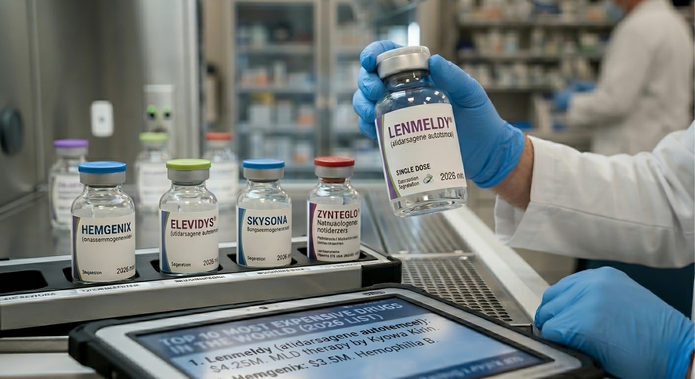 10 Most Expensive Medicines in the World in 2026